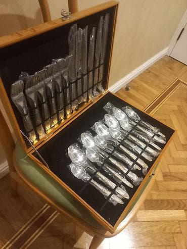 ov bicaqlari: Qaşıq ve çəngəl naboru.Poladdan palanmaz — 4