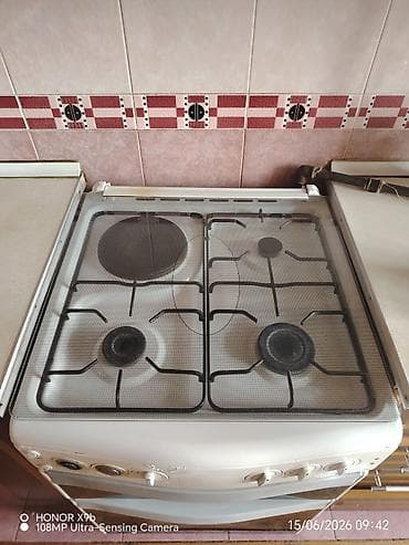 Техника для кухни: Комбинированная плита Отдельностоящая, 4 конфорки — 1