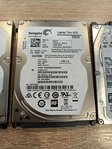 honda disk: Məhsul: 2-ci əl 2.5" SATA noutbuk HDD-ləri (işlək), hamısı Low Level — 6