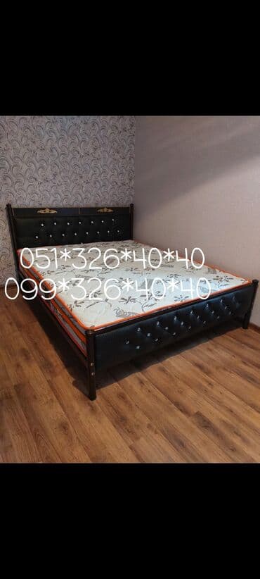 Çarpayılar: Yeni, İkinəfərlik çarpayı, Bazasız, Matras ilə, Siyirməsiz, Azərbaycan — 2