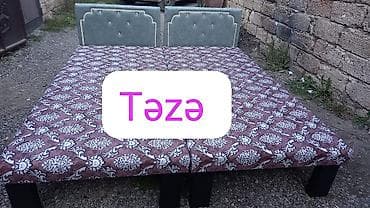 Təzə çarpayılar. 1 nəfərlik çarpayılar 60manat. 2 nəfərlik taxt