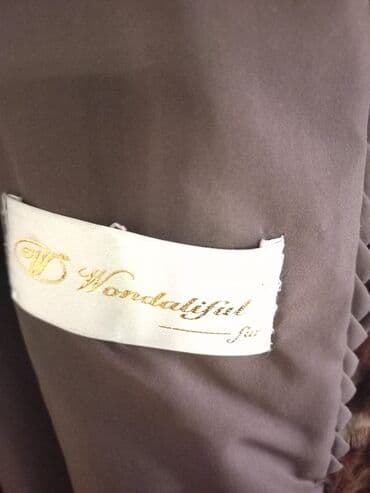 шуба из овчины азербайджанская: Шуба, Одноместный, цвет - Коричневый — 2