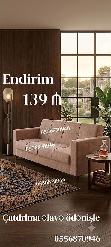 Divan, Yeni, Açılan, Bazalı, Parça, Ödənişli çatdırılma