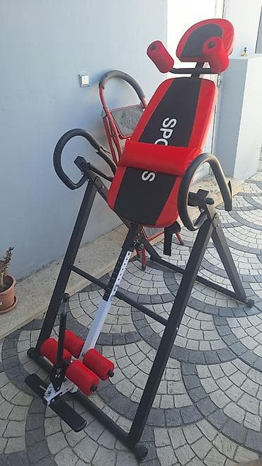 Ters çevrilmə (inversion) trenajoru – bel və boyun üçün dəstəkli