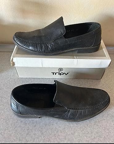 Botinkalar: Tripy kişi mokasinləri - Model: Tripy slip-on mokasin - Rəng: qara - — 3
