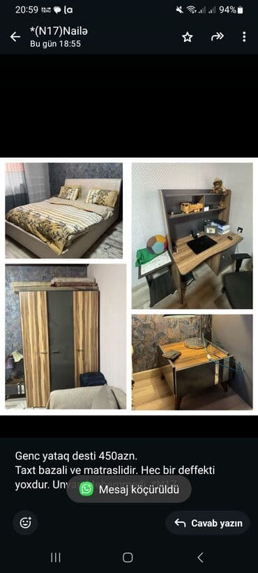 yataq dəsdi: Təknəfərlik çarpayı — 1