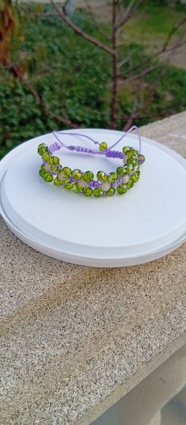 ikinci el cantalar: Məhsul: Əl işi boncuk və daşlardan hazırlanmış müxtəlif qolbaqlar - — 4