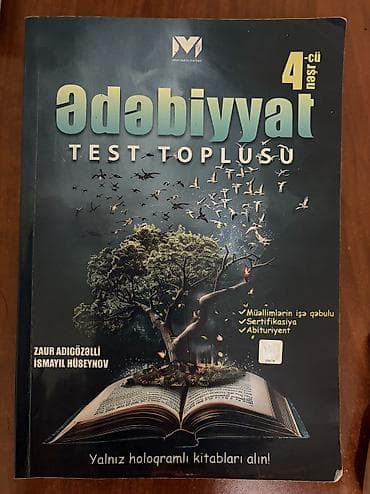 https smart ady az: MHM-Ədəbiyyat test toplusu,4-cü nəşr — 1