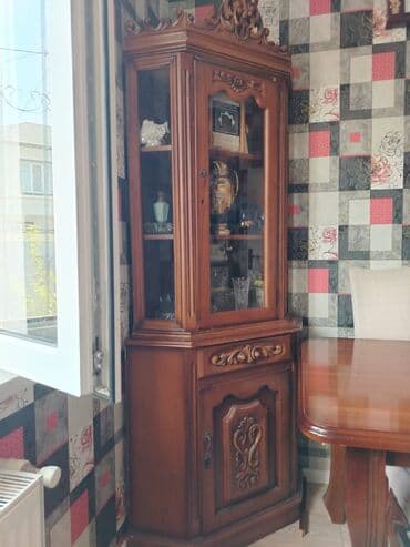 salon şkafi: Б/у, Распашной, 1 дверь Угловой шкаф, Сервант — 2