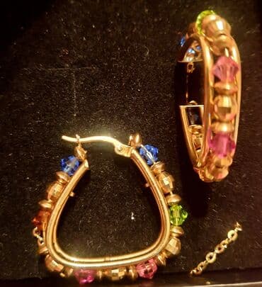 женские золотые серьги: Sırğa, Sarı qızıl, 585 Əyar, 723 g, Ünvandan götürmə — 1