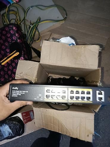 ucuz modem: Cudy GS1018PS2 16-Port Gigabit PoE+ Switch - 16 x Gigabit PoE+ RJ45 — 3