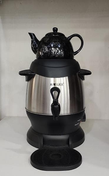 Samovar elektrik samovar Heager 6 litr tutumlu Paslanmaz iy tam vermez — 3