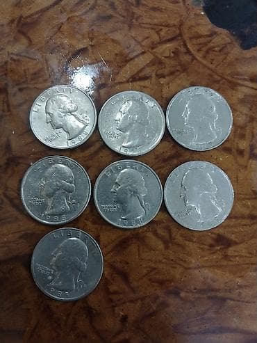 ABŞ xırda pulları kolleksiyası – müxtəlif nominal və illər Tərkib: - — 5