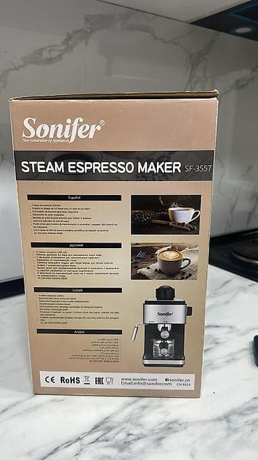 Sonifer Steam Espresso Maker SF-3557 (Yenidir, işlənməyib) Açıqlama