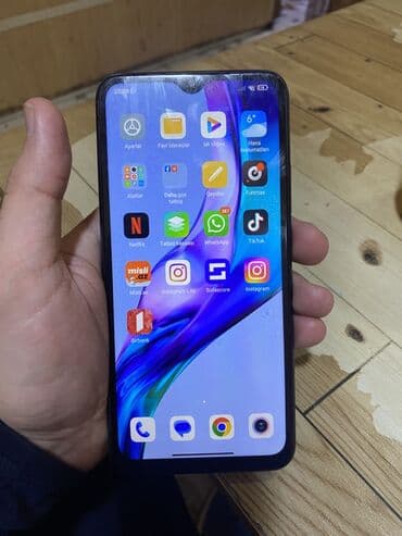 купить редми 9т бу: Redmi 9, 64 GB, rəng - Boz, Barmaq izi — 3