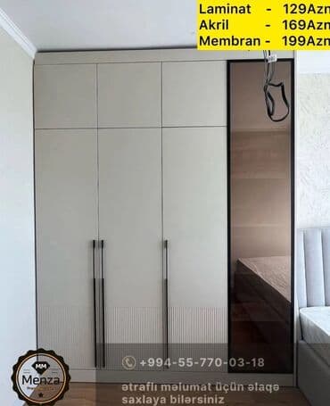 paltar işkafı: Yeni, Açılan, 4 qapılı Düz dolab, Qarderob, paltar dolabı, Rusiya — 1