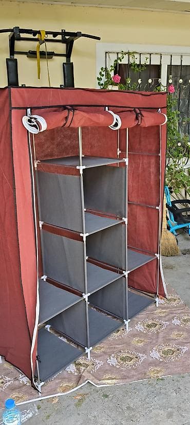 Qatlana bilən parça qarderob – çoxbölməli rəf sistemi - Model: parça — 3