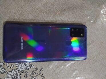 Samsung Galaxy A21S, 64 GB, rəng - Mavi, Barmaq izi