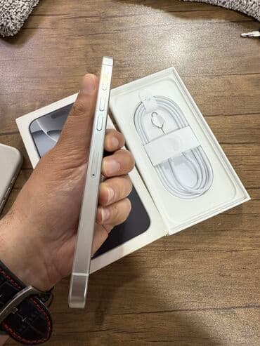 iphone 8 pro max qiymeti: IPhone 16 Pro Max, 256 GB, White Titanium, Zəmanət, Sənədlərlə — 4