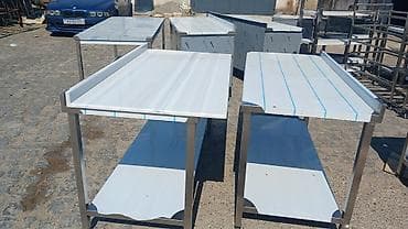 masa nerj: Paslanmayan poladdan hazırlanmış peşəkar restoran/bar iş stansiyası və — 4