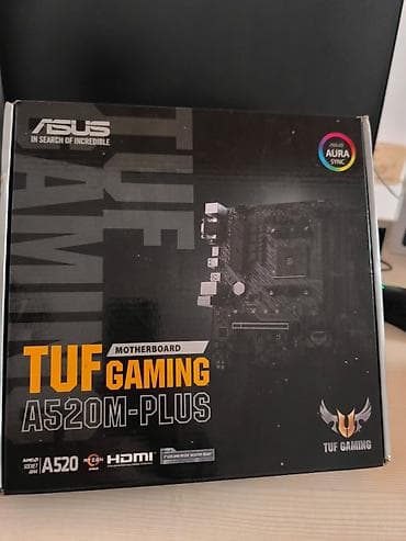 portable ssd: Ana Platası AMD ASUS TUF Gaming A520M-PLUS + Ryzen 5 5500, İşlənmiş — 3
