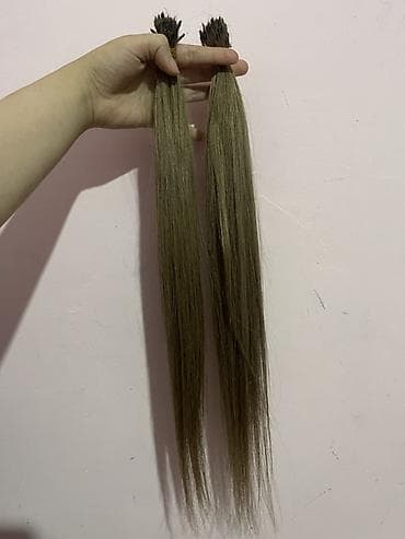 sarı sac: 100 qram 60 sm
Təbii saç — 2