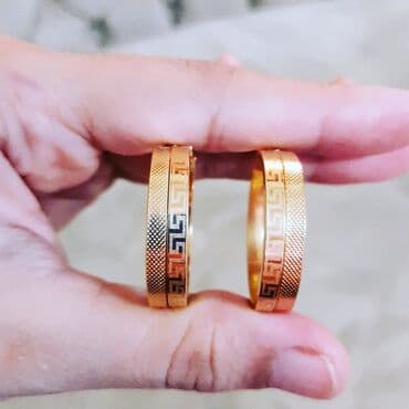 sirqalar qizil: Sırğa, Versace, Sarı qızıl, 750 Əyar, 585 g — 4