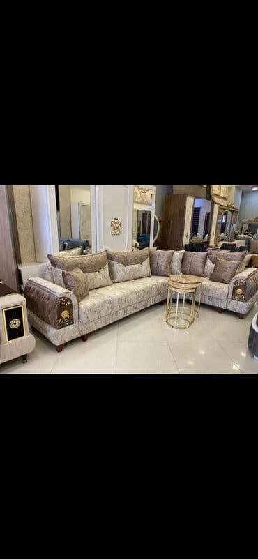 софа кровать: Künc divan, Qonaq otağı üçün, Parça, Bazalı, Açılan, Kitab — 19