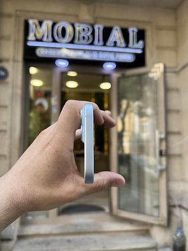 telefon kabrosu: IPhone 15, 128 GB, Mavi, Zəmanət, Simsiz şarj, Face ID — 7