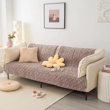 Seplər: Divan üçün Yeni rəng - Boz Yataq örtüyü, Ödənişli çatdırılma — 8