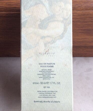 xonça şəkli çəkmək: Parfum Bellagio, EDP, 50 ml, vintaj, Made in İtaly, daha buraxılmır — 6