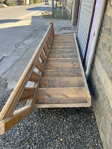 смеситель для душа купить в баку: Taxta pilləkən – hazır modul - Material: təbii ağac - Konstruksiya — 2