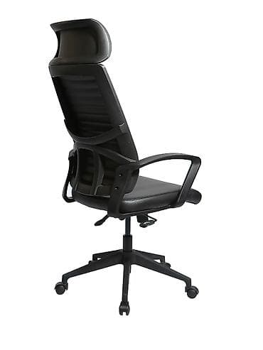 Офисная мебель: Новый, С колесиками, Рукояти не регулируются, Кожзаменитель — 4