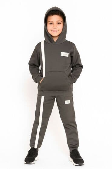 şalvar modelleri 2022: Uşaq üçün kapüşonlu idman dəsti - 2 hissəli dəst: kapüşonlu svitşört — 2