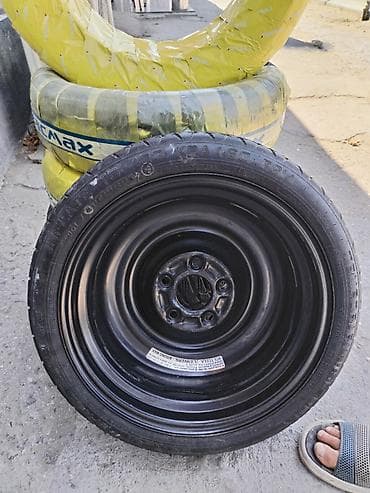 4 teker: Ehtiyat disk teker. 125/70r16 dunlop — 2