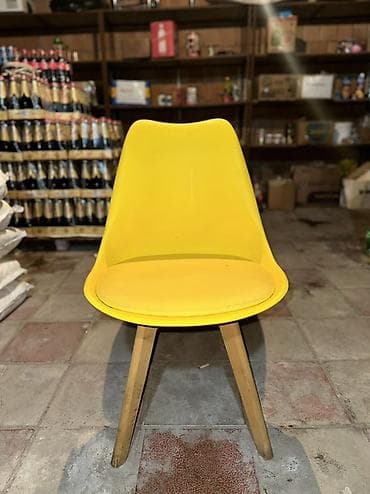 nerj stollar: Mətbəx üçün, Qatlanmayan, rəng - Qırmızı Stul — 3