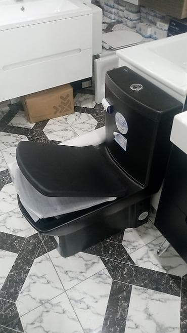 karta: Unitaz. Unitazlar. Qara rəng. Mat qara. Türkiyə istehsalidir. Soft — 3