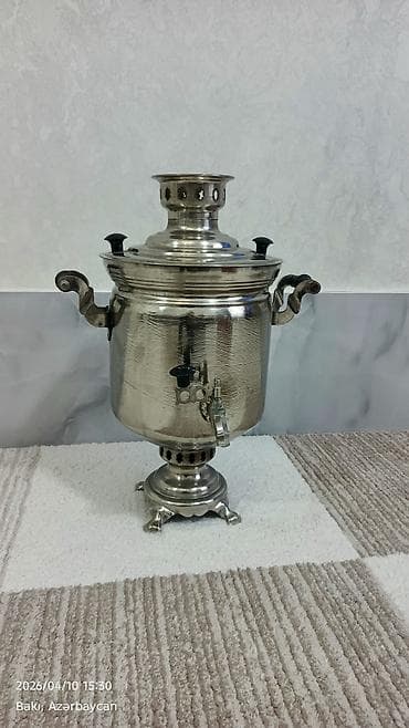 ritual şamlar: İşlənmiş Od Samovar, 7 l — 1