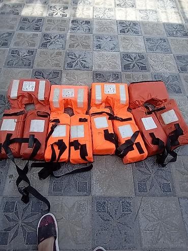 aşbaz geyim: Məhsul: Xilasetmə jiletləri dəsti Təsvir: - Parlaq narıncı rəngli — 3