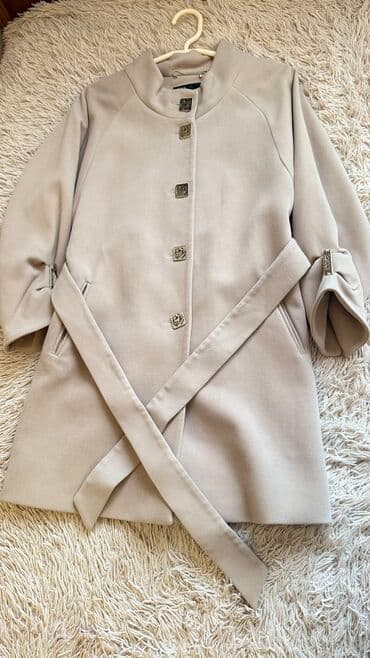 qadınlar üçün süni dublyonkalar: Palto, M, rəng - Bej — 3