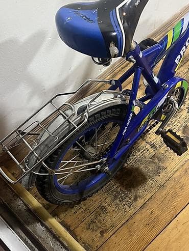 Uşaq velosipedləri: Uşaq velosipedi – PRO RIDER, 14 luk mavi rəng. Az surulub tekerleri — 3