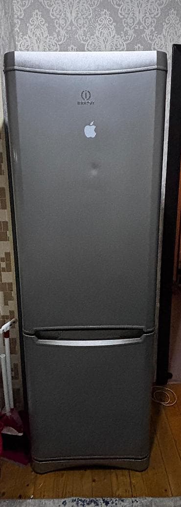 Б/у 2 двери Indesit Холодильник Продажа, цвет - Серый — 3