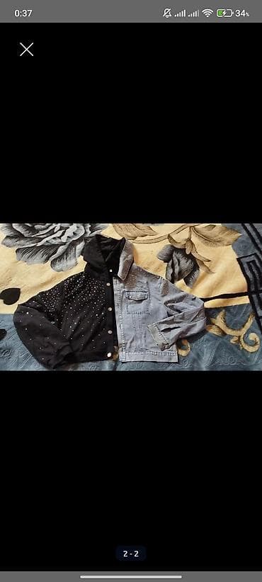 Baş geyimləri: İkili dəst – rhinestones bəzəkli - Üst geyim: qarışıq materialdan — 2