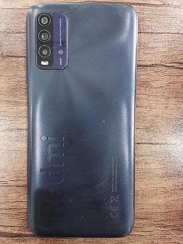 tələfon: Redmi 9T, 64 GB, rəng - Qara, Barmaq izi — 2