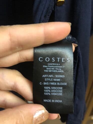 atlas köynəklər: İkinci əl cəmi 7 azn qadın yay köynəyi. COSTES Basic markalı qara — 3