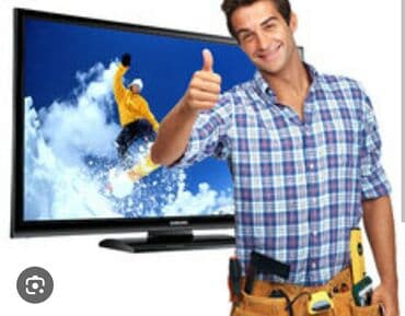 Sifarişlə əl işləri: Televizor usta temir led lsdi smart tevelerin temiri peyk antenlerinin — 2