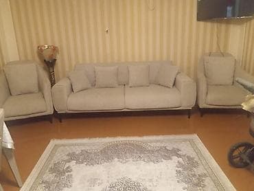 İşlənmiş, Divan, 2 kreslo