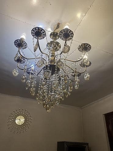 şamdam: Çılçıraq, 10 və daha çox lampa, Metal — 6