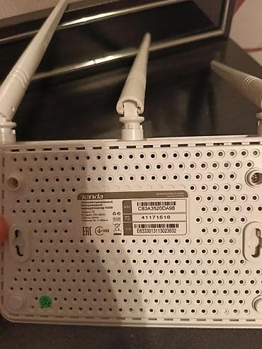 ucuz modemler: Tenda F3 Wi‑Fi marşrutlayıcı - Model: Tenda F3 (N300) - Simsiz sürət — 3