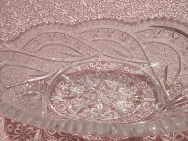 вазы ручной работы: LODKA BOYUK XRUSTAL DEFFEKTI YOXDU 50 MANAT — 2